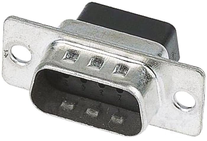 Connecteur D-sub à sertir Droit Harting, 9 voies Femelle