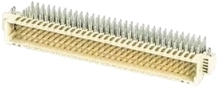 HARTING har-bus 64 160 Way 2.54mm Pitch, Type Shrouded Header, 5 Row, Right Angle DIN 41612 Connector, Plug