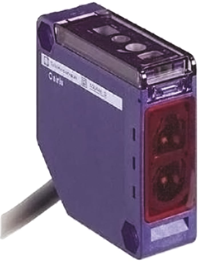 Telemecanique Sensors Diffuse Photoelectric Sensor, Compact Sensor, 1 m Detection Range