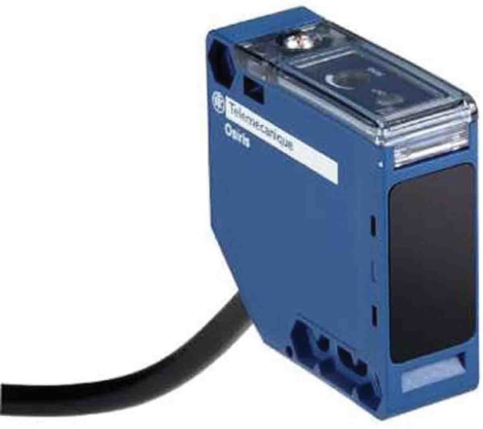 Telemecanique Sensors Diffuse Photoelectric Sensor, Compact Sensor, 1 m Detection Range