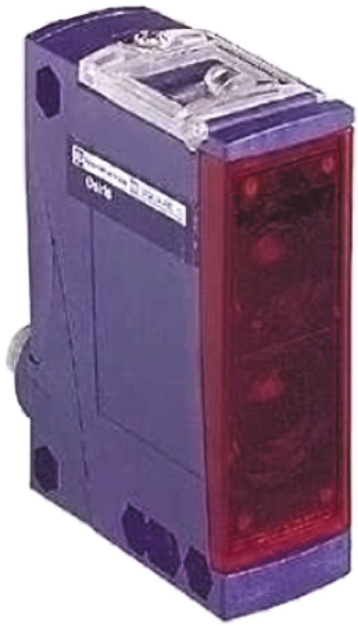 Telemecanique Sensors Retroreflective Photoelectric Sensor, Block Sensor, 14 m Detection Range