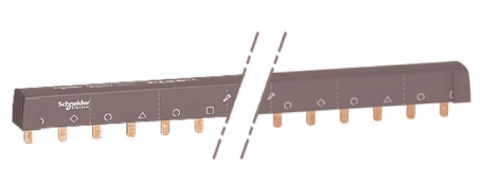 Schneider Electric Acti 9 4 Phase Busbar, 415V ac, 18mm Pitch