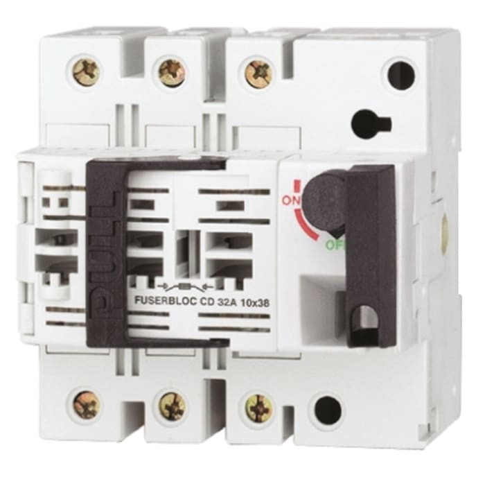 Socomec Fuse Switch Disconnector, 3 Pole, 32A Max Current
