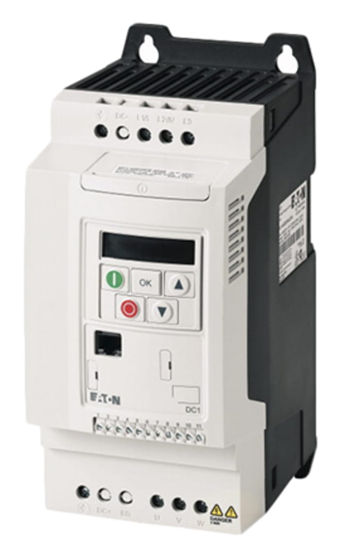 Eaton Inverter Drive, 2.2 kW, 1 Phase, 230 V ac, 10.5 A, PowerXL DC1 Series