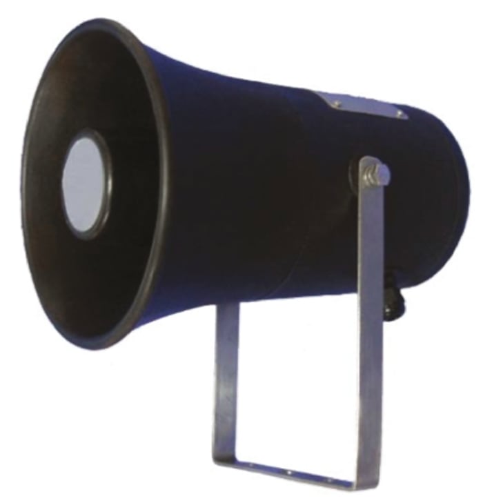Moflash Black User Recordable Voice Alarm, 123dB, 100 → 240 V ac