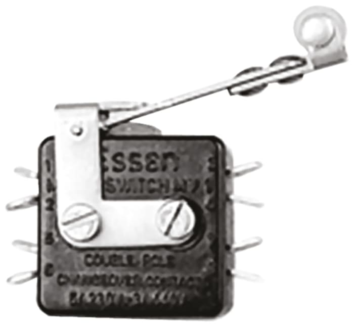 RS PRO Lever Microswitch, Solder Terminal, 10 A @ 250 V ac, DPST