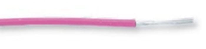 RS PRO Pink 0.22 mm² Harsh Environment Wire, 24, 7/0.2 mm, 100m, PTFE Insulation