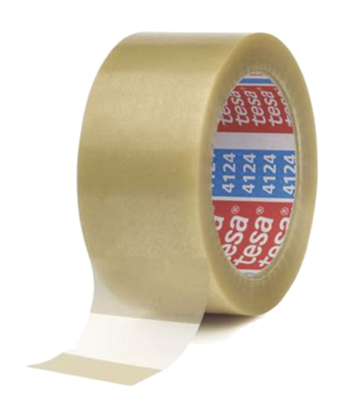 Tesa Tesa 4124 Transparent Packing Tape, 66m x 50mm