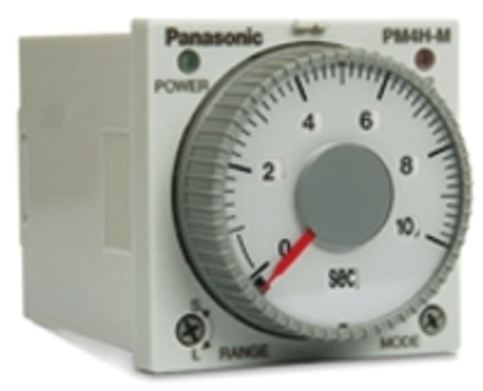 Panasonic Timer Relay, 100 → 120V ac, 2-Contact, 1 → 10s, 1-Function, DPDT