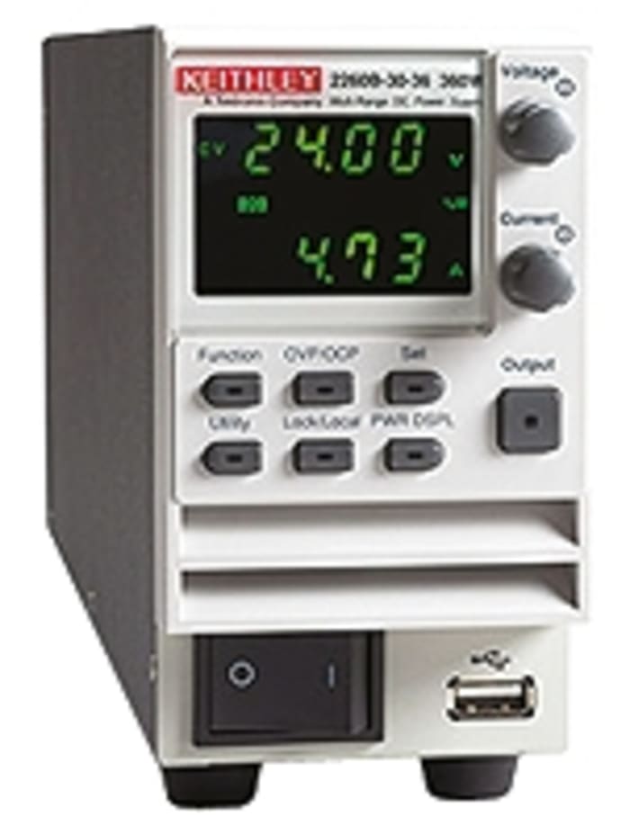 Alimentation de laboratoire, 0 → 250V, 0 → 4.5A, 1 sortie 360W
