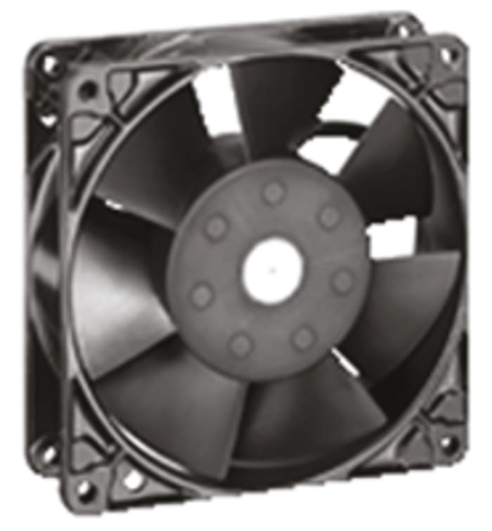 ebm-papst 5900 Series Axial Fan, 230 V ac, AC Operation, 150m³/h, 13W, 127 x 127 x 38mm