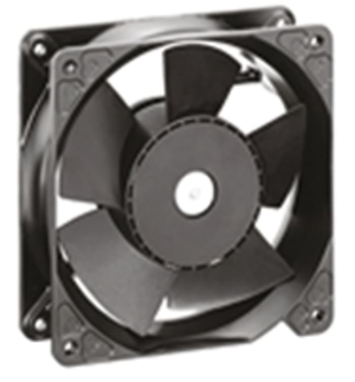 ebm-papst 4100 NH5 - S-Force Series Axial Fan, 24 V dc, DC Operation, 390m³/h, 45W, 119 x 119 x 38mm