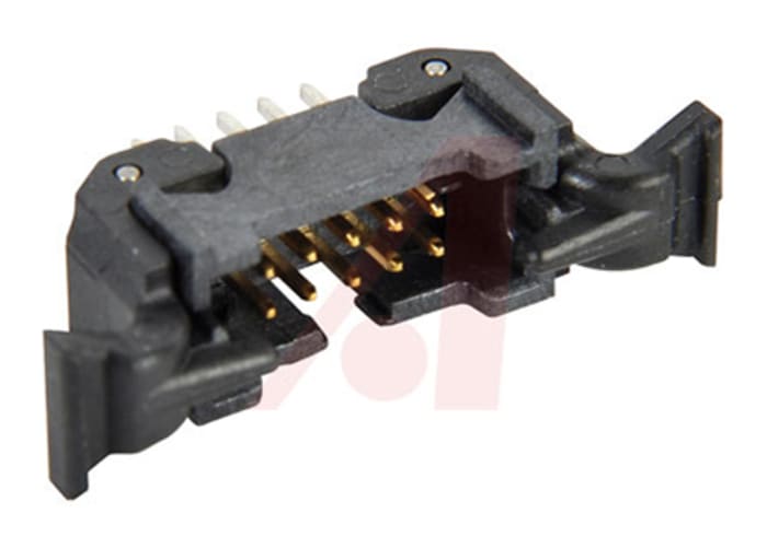 3M 452 Series Straight Through Hole PCB Header, 10 Contact(s), 1.27mm Pitch, 2 Row(s), Shrouded