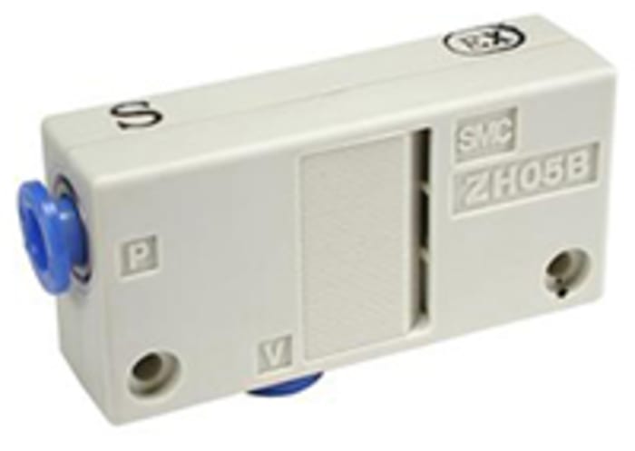 SMC Vacuum Ejector, 20mm nozzle , -88kPa 85L/min, ZH series