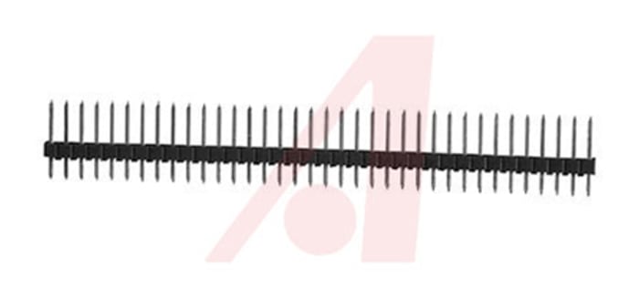 3M 929 Series Straight Through Hole Pin Header, 36 Contact(s), 2.54mm Pitch, 1 Row(s), Unshrouded
