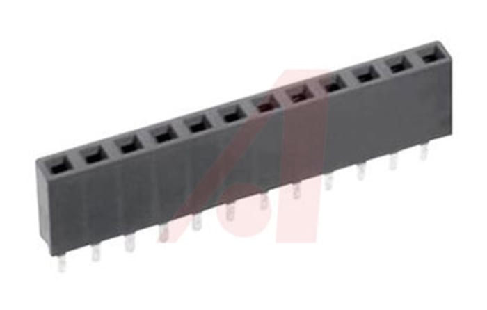 3M 960 Series Straight Through Hole Mount PCB Header, 4-Contact, 1-Row, 2.54mm Pitch, Solder Termination
