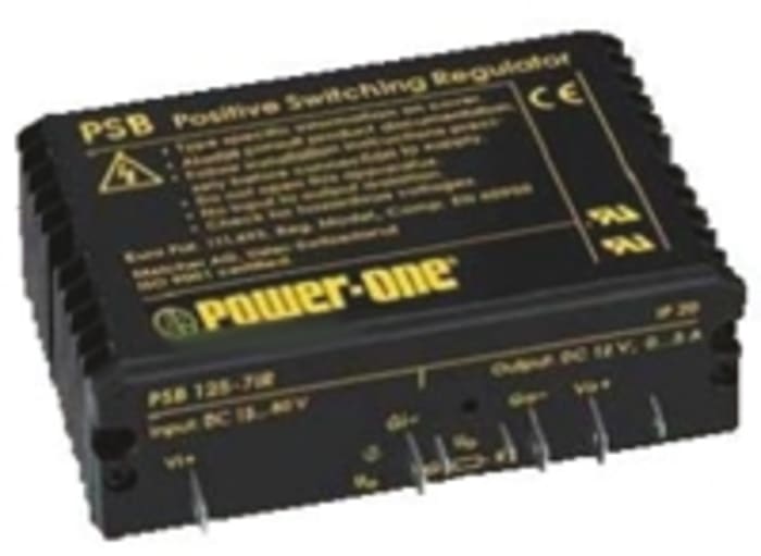 BEL POWER SOLUTIONS INC Switching Regulator, Chassis Mount, Wall Mount, 24.14V dc Output Voltage, 29 → 80V dc