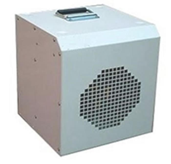 Calefactor de ventilador RS PRO, 3kW máx., con interruptor On/Off y termostato, Portátil