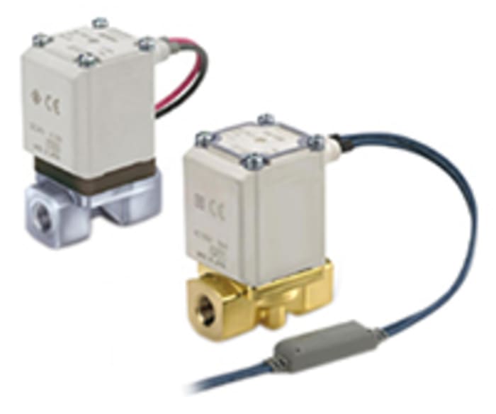 Electrovanne SMC VX22, 24 V c.c., 2 ports , NF