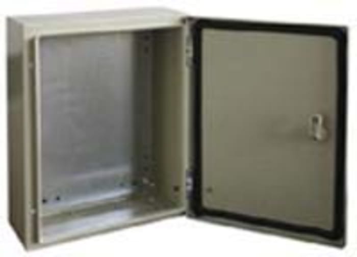 RS PRO Steel Wall Box, IP66, 400 mm x 400 mm x 150mm