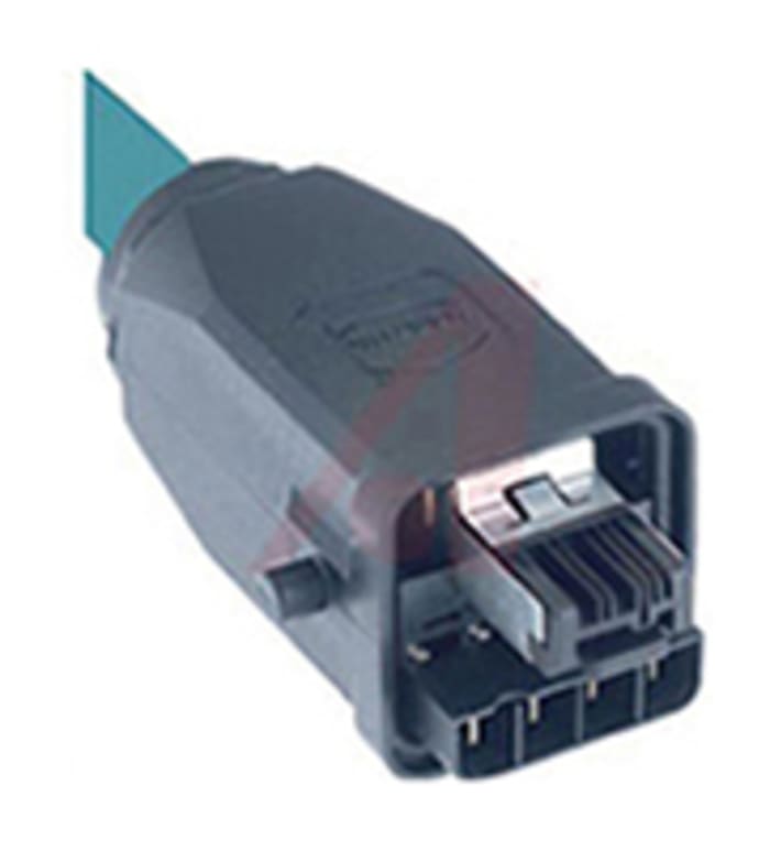 HARTING Han 3A RJ45 Series Male RJ45 Connector, Cable Mount, Cat5 Straight 4 -Way