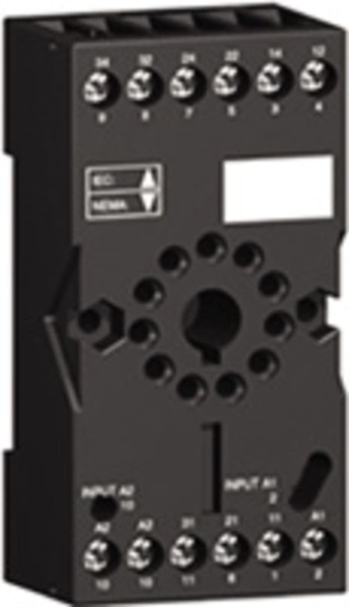Schneider Electric 250V Relay Socket, for use with RUM Series Universal Relay