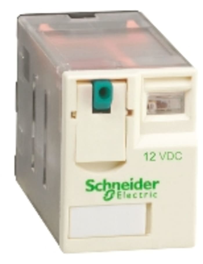 Relais Schneider Electric, 2 RT, bobine 12V c.c. Enfichable 900mW