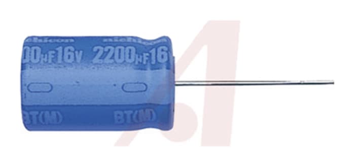 Nichicon 100μF Electrolytic Capacitor 25V dc, Through Hole - UBT1E101MPD