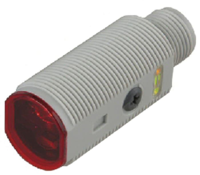 Carlo Gavazzi Diffuse Photoelectric Sensor, Barrel Sensor, 1 m Detection Range