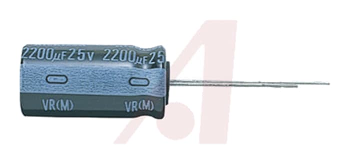 Nichicon 3300μF Electrolytic Capacitor 50V dc, Through Hole - UVR1H332MHD
