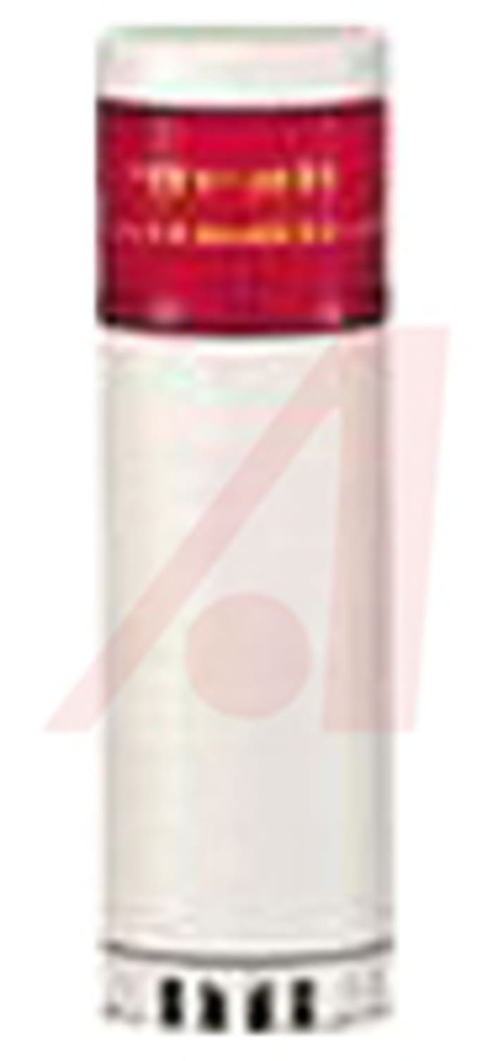 Patlite LCE Series Red Buzzer Beacon Tower, 1 Lights, 90 → 250 V ac, Base Mount