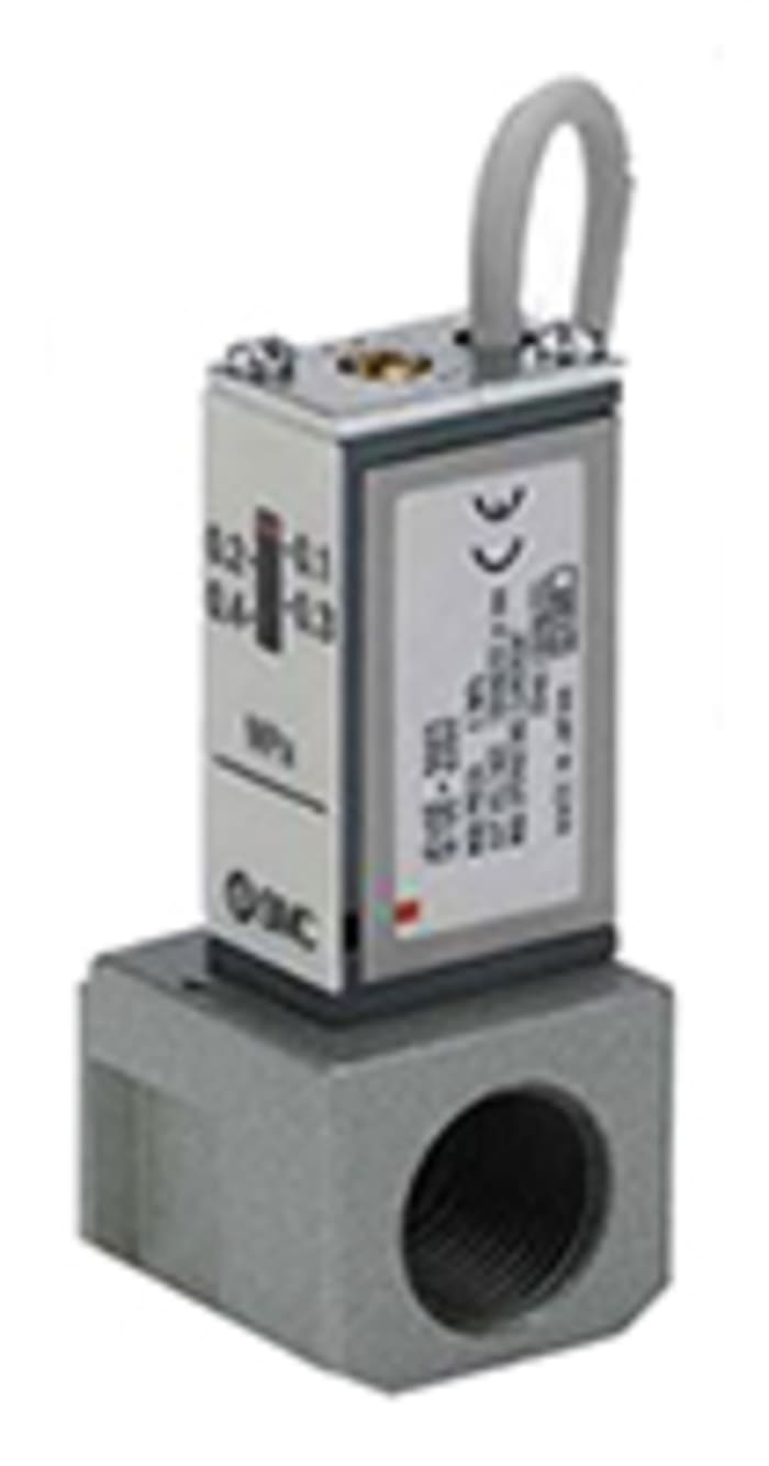 SMC Pressure Switch, G 3/8 Female 0.7 MPa