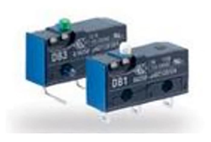 DB3C-B1MC ZF | ZF Straight Lever Microswitch, Quick Connect Terminal ...
