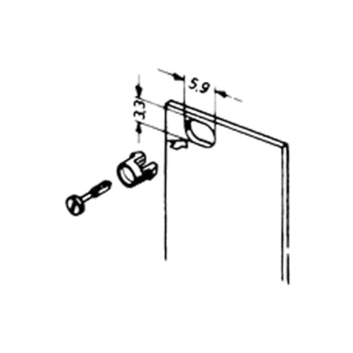 nVent-SCHROFF Slot M2.5 Cheese Head Mild Steel Screw/Bolt Kit