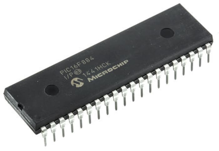 Microchip, 8bit PIC, PIC16F Microcontroller, 20MHz, 4096 words Flash, 40-Pin PDIP