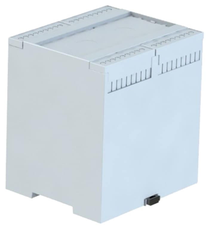 CAMDENBOSS Solid Top Enclosure Type CDIB Series , 114 x 106.2 x 90mm, Polycarbonate DIN Rail Enclosure Kit