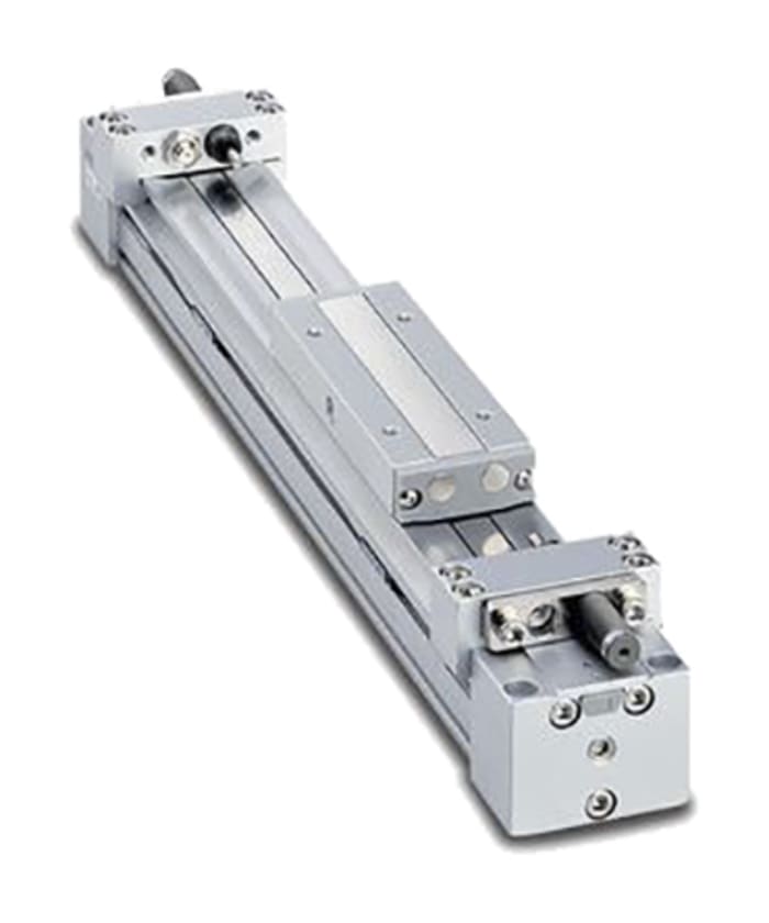 SMC Double Acting Rodless Actuator 500mm Stroke, 25mm Bore