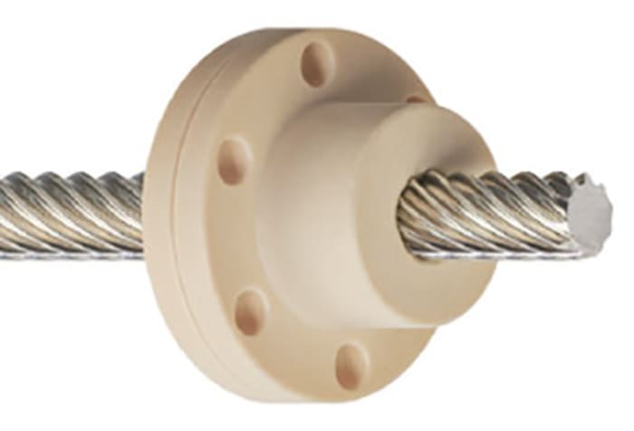 Igus Flanged Round Nut For Lead Screw, For Shaft Dia. 10mm