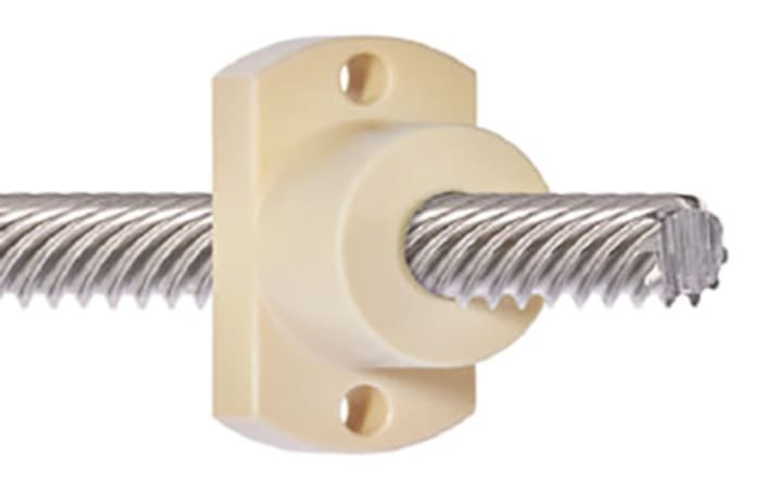 Bague écrou à embase Igus réf DST-JFRM-252525DS10x12, axe de 10mm