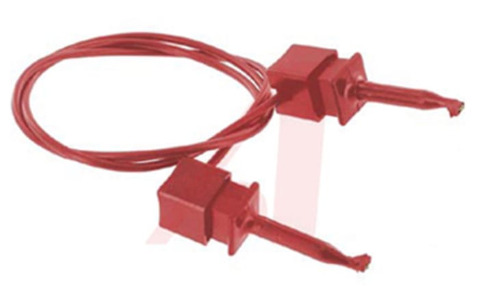 Mueller Electric Test lead, 5A, Red, 600mm Lead Length