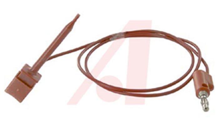 Mueller Electric Test lead, 5A, 300V, Red, 0.9m Lead Length