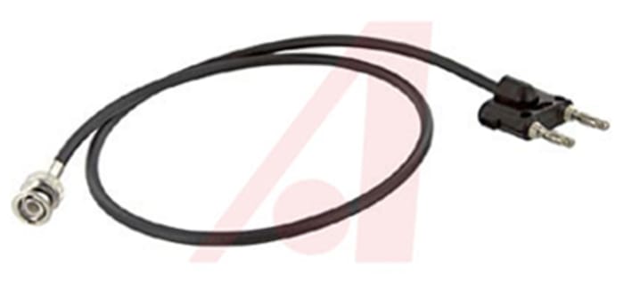 Mueller Electric BNC Test Lead, 500V ac, Black, 600mm Lead Length