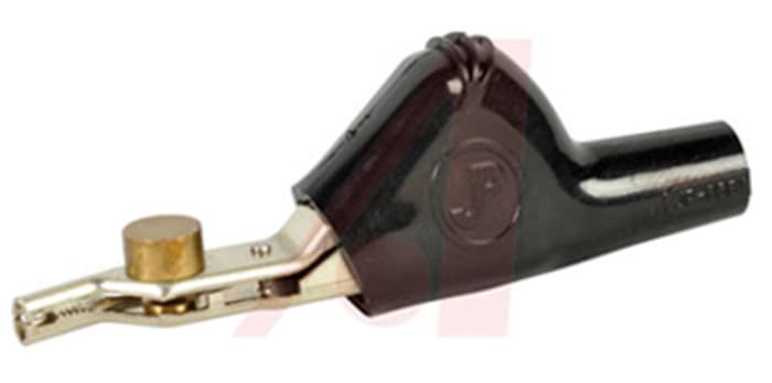 Mueller Electric JP8783-TJ-C0 Bed of Nails Test Clip Threaded Banana Jack, Nickel Silver contact