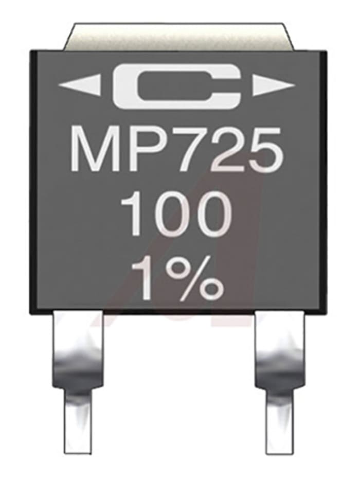 Caddock MP725 100Ω Micronox Resistance Film SMD Resistor ±1% 25W