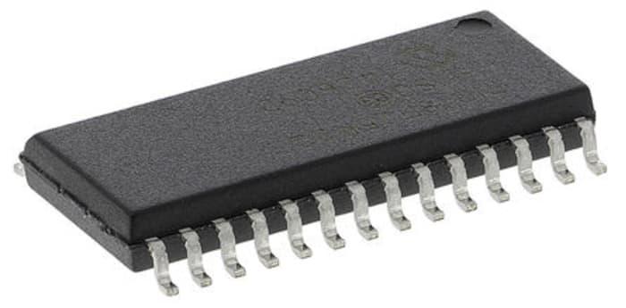 Microchip, 8bit PIC, PIC18F Microcontroller, 16MHz, 32.768 kB, 256 B Flash, 28-Pin SOIC