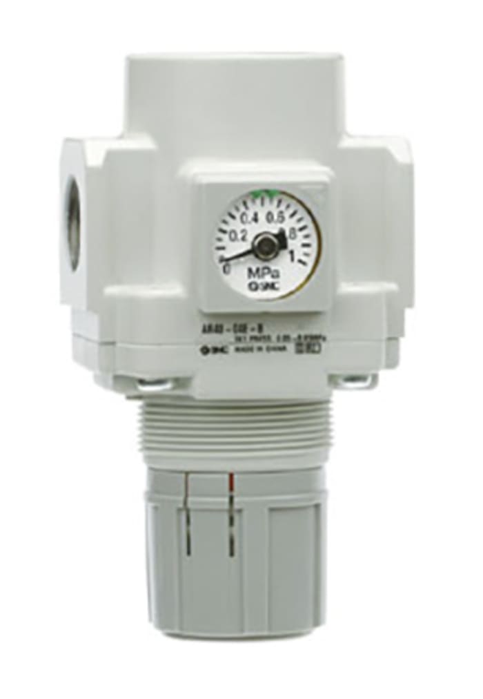SMC G 1/8 Pneumatic Regulator - 0.05MPa to 0.85MPa, 1/8in, 1MPa max. input