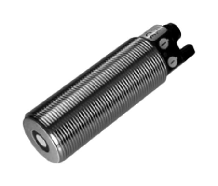 Pepperl + Fuchs Barrel-Style Proximity Sensor, M30 x 1.5, 45 → 500 mm Detection, NO, PNP Output, 20 → 30