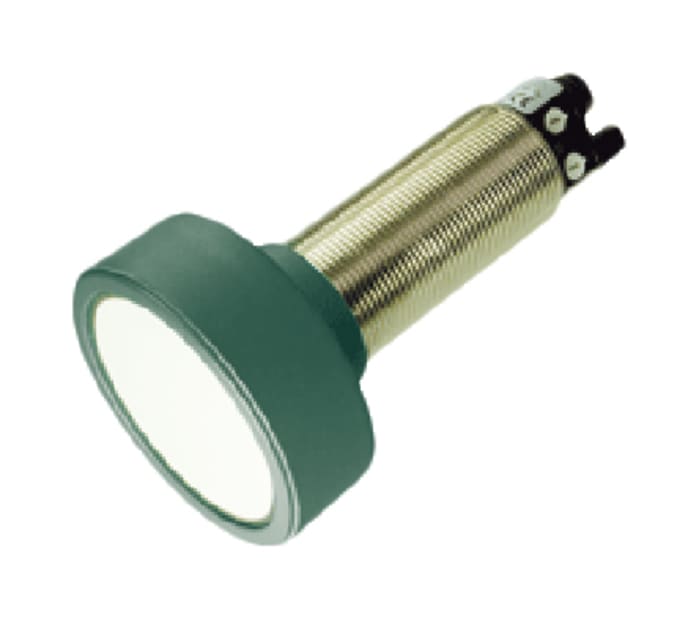 Pepperl + Fuchs Barrel-Style Proximity Sensor, M30 x 1.5, 350 → 6000 mm Detection, NO, PNP Output, 20 →