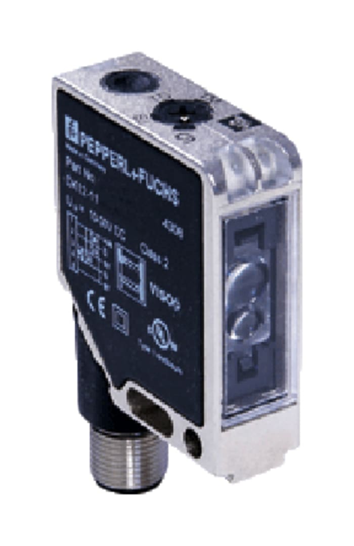Fotoelektrický snímač 11 mm LED Blok M12 5 pinový konektor, výstup: NPN, PNP IP67