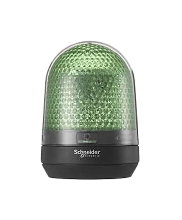 Schneider Electric Harmony XVR Series Green Buzzer Beacon, 12 → 24 V dc, IP23, Base Mount, 90dB at 1 Metre